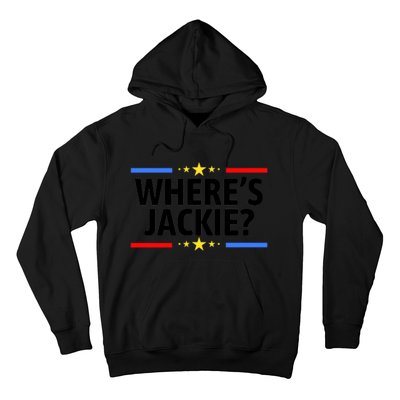 Jackie Are You Here Where's Jackie Funny Anti Joe Biden Hoodie