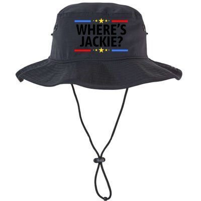 Jackie Are You Here Where's Jackie Funny Anti Joe Biden Legacy Cool Fit Booney Bucket Hat