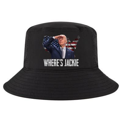 Jackie Are You Here Where's Jackie Funny Anti Joe Biden Cool Comfort Performance Bucket Hat