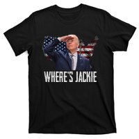 Jackie Are You Here Where's Jackie Funny Anti Joe Biden T-Shirt