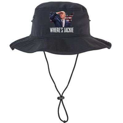 Jackie Are You Here Where's Jackie Funny Anti Joe Biden Legacy Cool Fit Booney Bucket Hat