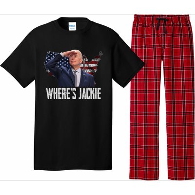 Jackie Are You Here Where's Jackie Funny Anti Joe Biden Pajama Set