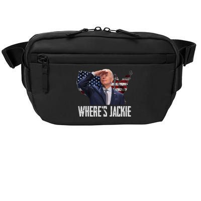 Jackie Are You Here Where's Jackie Funny Anti Joe Biden Crossbody Pack