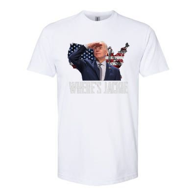 Jackie Are You Here Where's Jackie Funny Anti Joe Biden Softstyle CVC T-Shirt