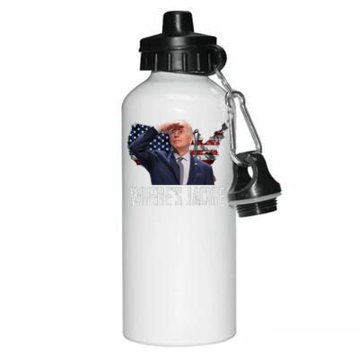 Jackie Are You Here Where's Jackie Funny Anti Joe Biden Aluminum Water Bottle