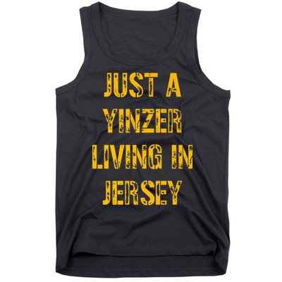 Just A Yinzer Living In Jersey Tank Top