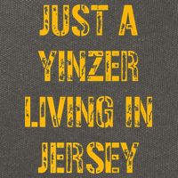 Just A Yinzer Living In Jersey Cotton Canvas Backpack