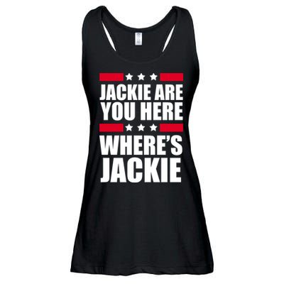 Jackie Are You Here Where's Jackie Ladies Essential Flowy Tank
