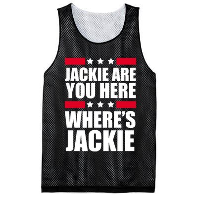 Jackie Are You Here Where's Jackie Mesh Reversible Basketball Jersey Tank
