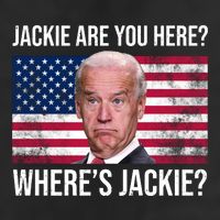 Jackie Are You Here Where's Jackie? Funny Biden Adult Drive Performance Visor