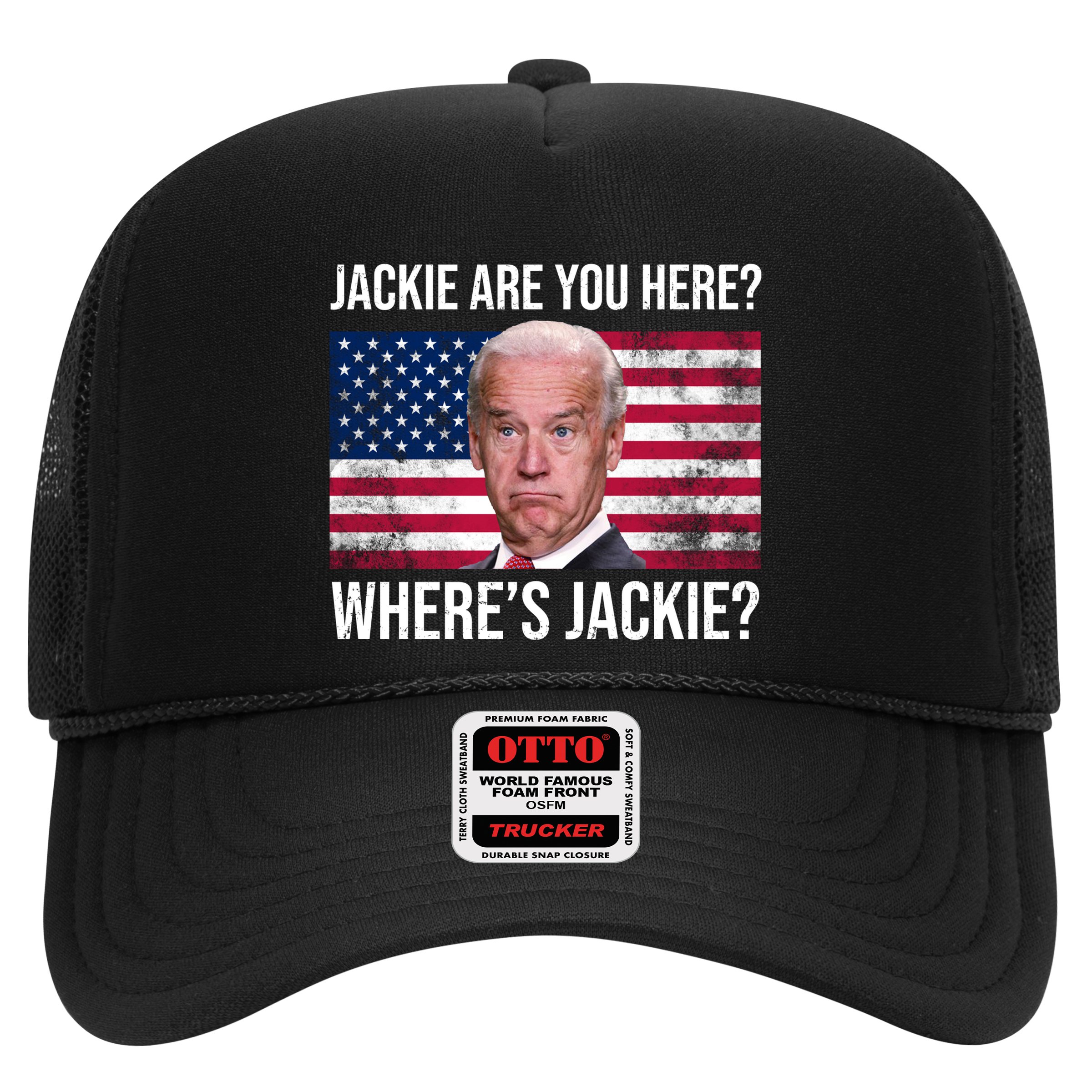 Jackie Are You Here Where's Jackie? Funny Biden Hat