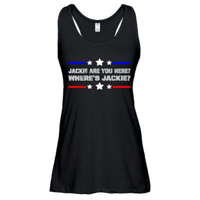 Jackie Are You Here Where's Jackie Funny Meme Ladies Essential Flowy Tank
