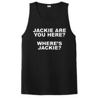 Jackie Are You Here? Where's Jackie Funny Meme PosiCharge Competitor Tank