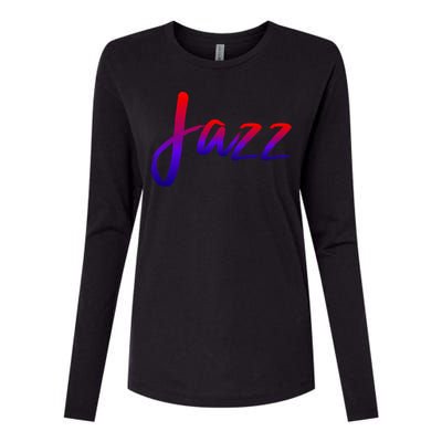 Jazz Womens Cotton Relaxed Long Sleeve T-Shirt