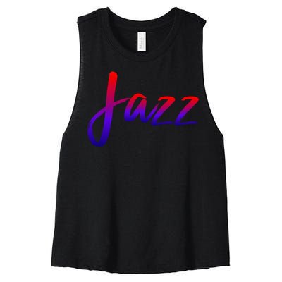 Jazz Women's Racerback Cropped Tank