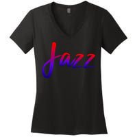 Jazz Women's V-Neck T-Shirt