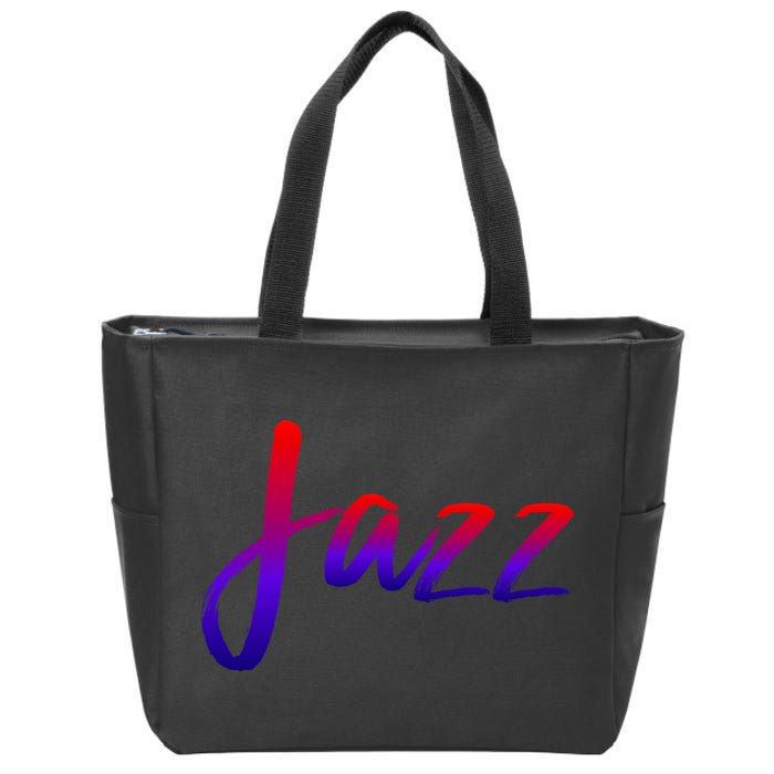 Jazz Zip Tote Bag