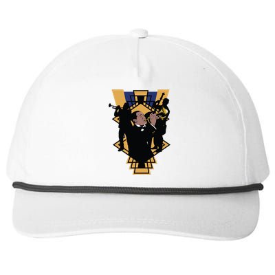 Jazz Band Snapback Five-Panel Rope Hat