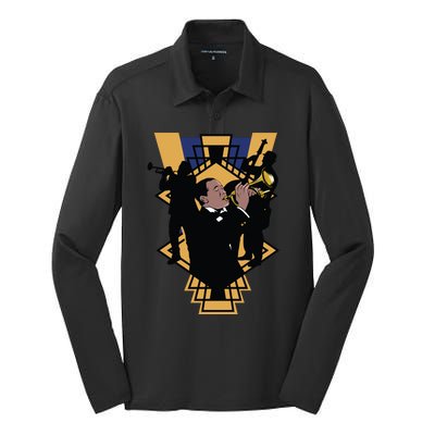 Jazz Band Silk Touch Performance Long Sleeve Polo