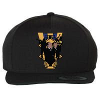 Jazz Band Wool Snapback Cap