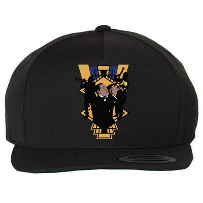 Jazz Band Wool Snapback Cap