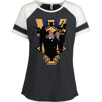 Jazz Band Enza Ladies Jersey Colorblock Tee