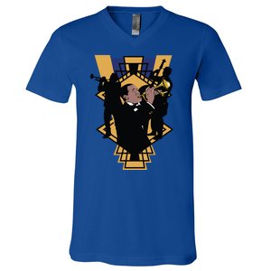 Jazz Band V-Neck T-Shirt