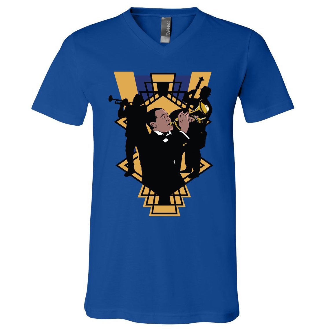 Jazz Band V-Neck T-Shirt