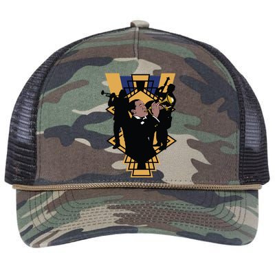 Jazz Band Retro Rope Trucker Hat Cap