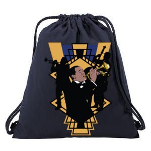 Jazz Band Drawstring Bag