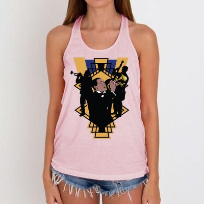 Jazz Band Women's Knotted Racerback Tank