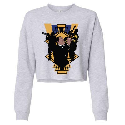 Jazz Band Cropped Pullover Crew