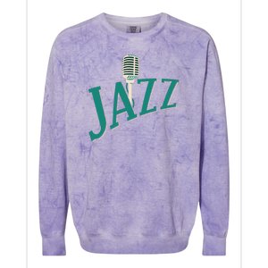 Jazz Microphone Colorblast Crewneck Sweatshirt