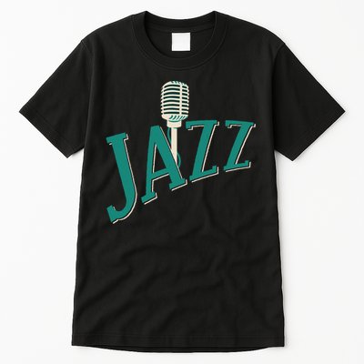 Jazz Microphone Tall T-Shirt