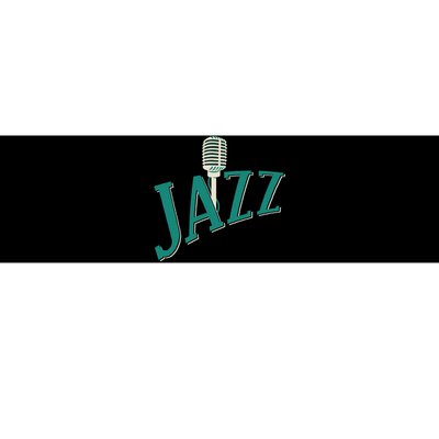 Jazz Microphone Bumper Sticker