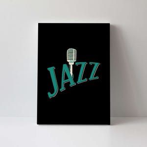 Jazz Microphone Canvas