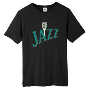 Jazz Microphone Tall Fusion ChromaSoft Performance T-Shirt