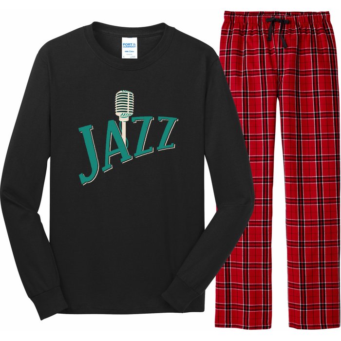 Jazz Microphone Long Sleeve Pajama Set