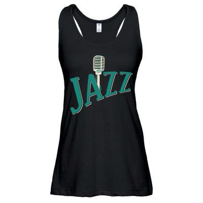 Jazz Microphone Ladies Essential Flowy Tank