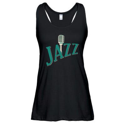 Jazz Microphone Ladies Essential Flowy Tank