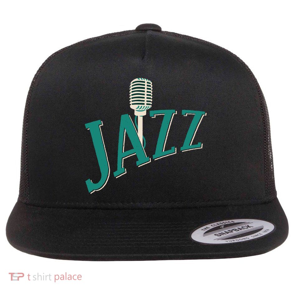 Jazz Microphone Flatbill Hat