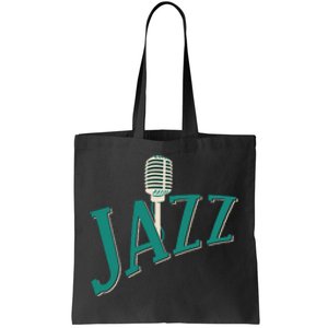 Jazz Microphone Tote Bag