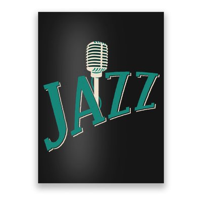 Jazz Microphone Poster