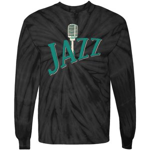 Jazz Microphone Tie-Dye Long Sleeve Shirt