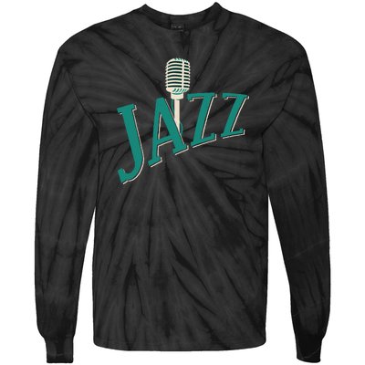 Jazz Microphone Tie-Dye Long Sleeve Shirt