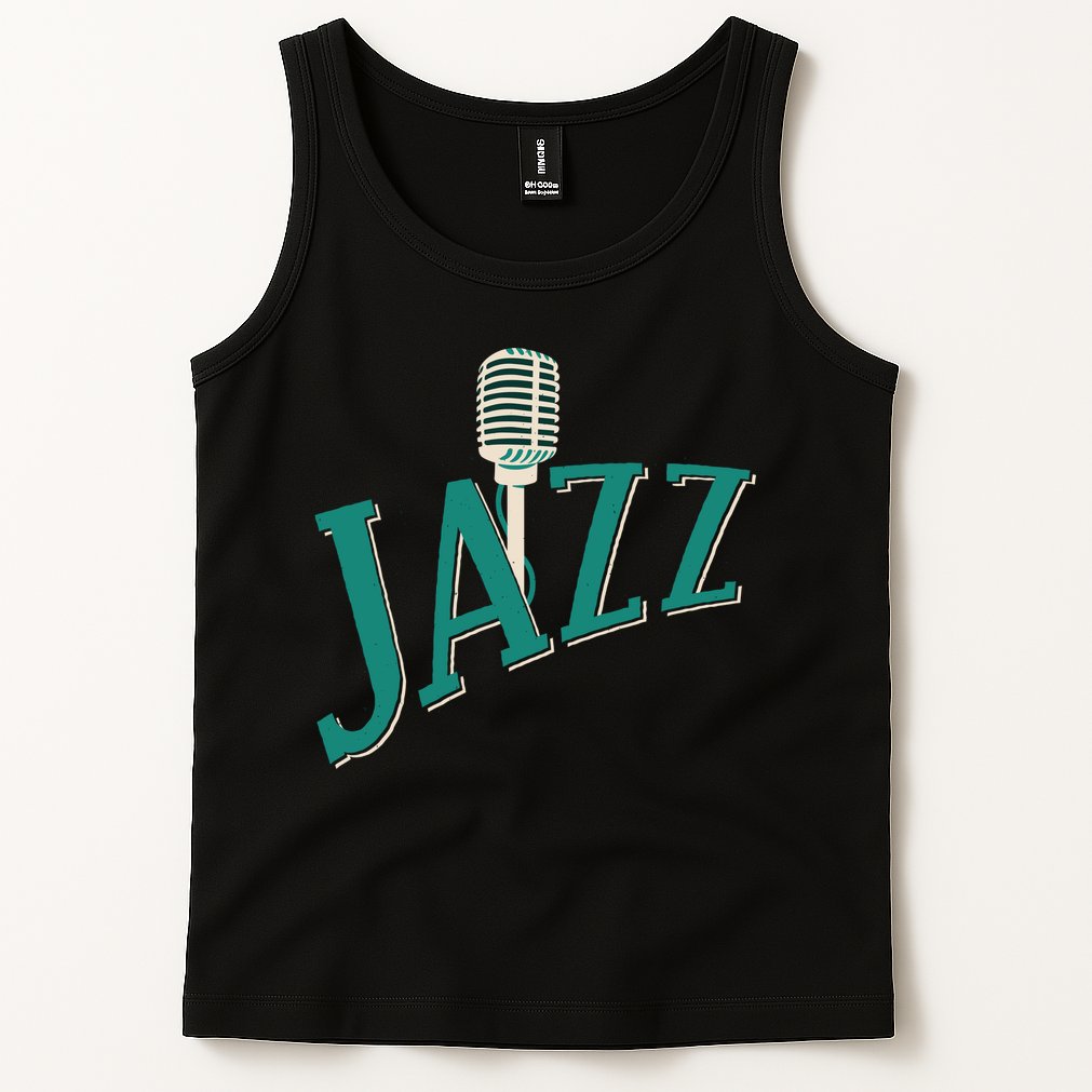 Jazz Microphone Tank Top