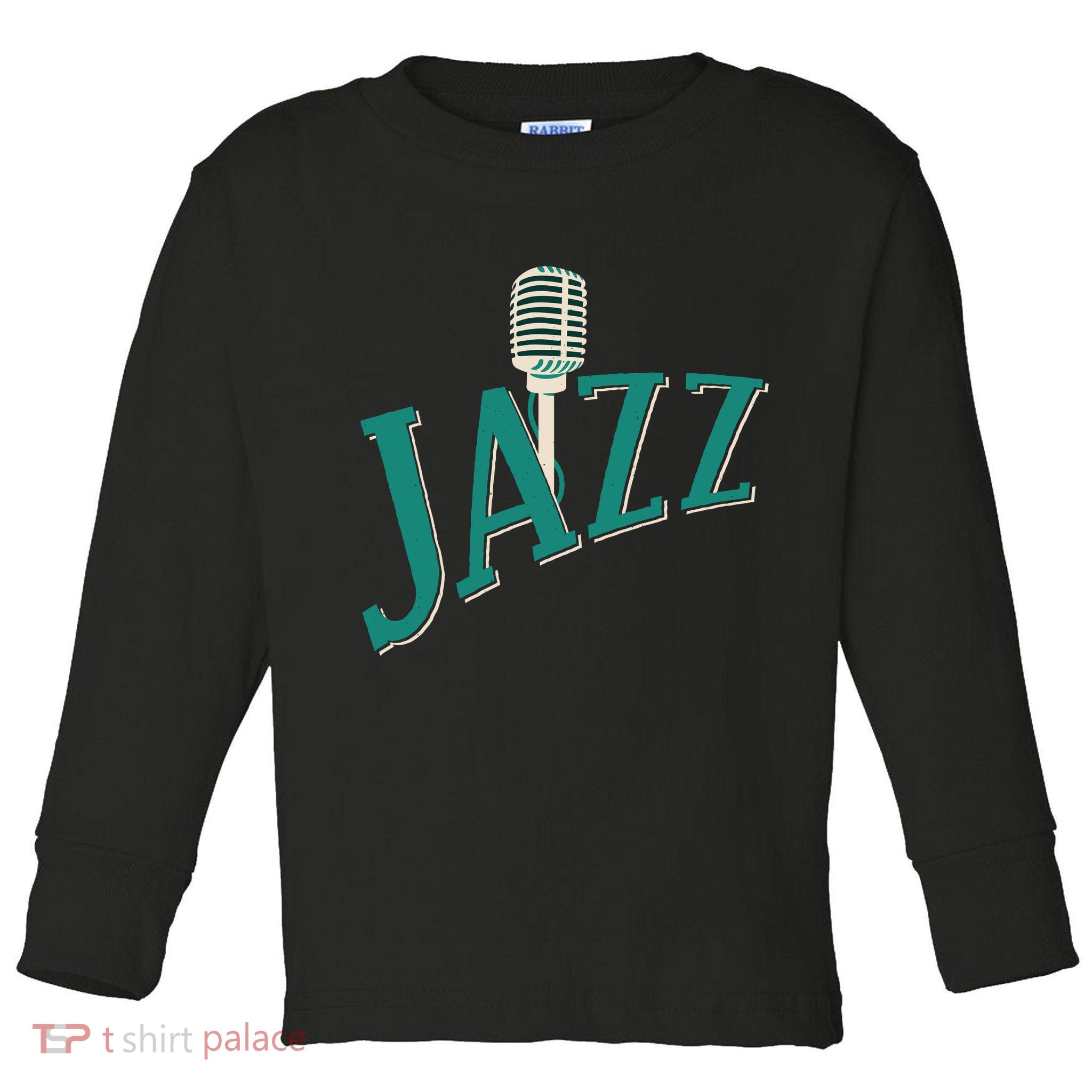 Jazz Microphone Toddler Long Sleeve Shirt