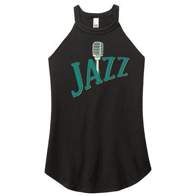 Jazz Microphone Women's Perfect Tri Rocker Tank