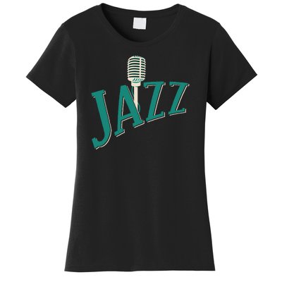 Jazz Microphone Women's T-Shirt