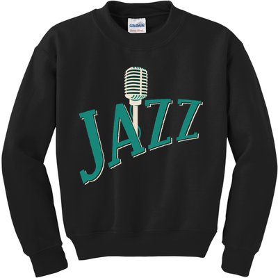 Jazz Microphone Kids Sweatshirt